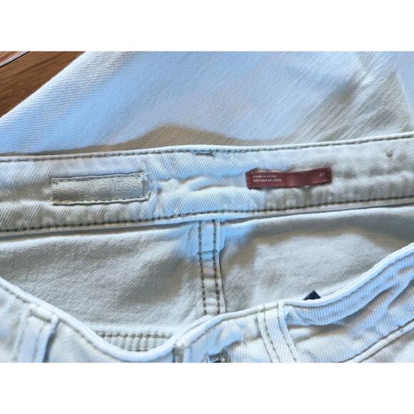 Anthropologie Pilcro High Rise Barrel Leg Cropped Jeans Boho Women's Size 27 - Picture 3 of 4